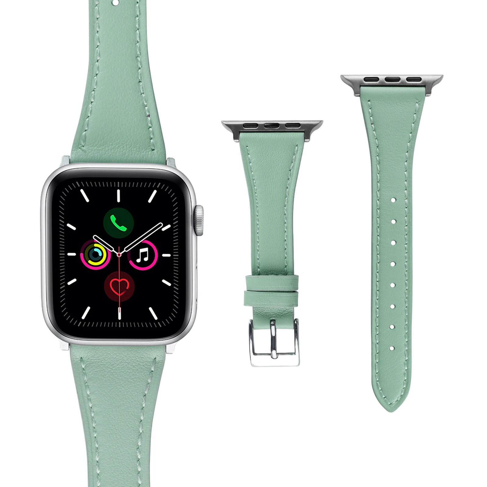 Women's Leather Loop Watch Band