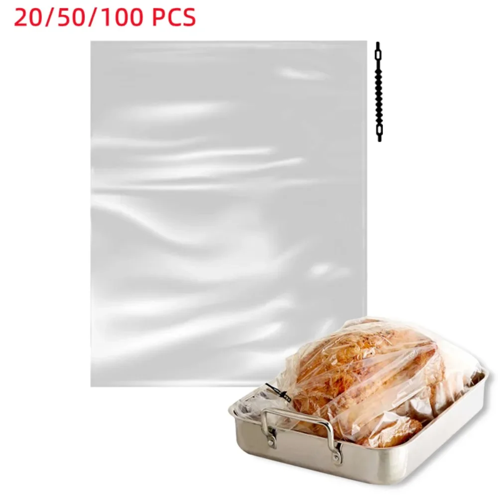 25*38CM Heat Resistance Cooker Liner Roasting Turkey Bag For Cooking Medium Size Oven Bag Baking Crock Pot Liners 109