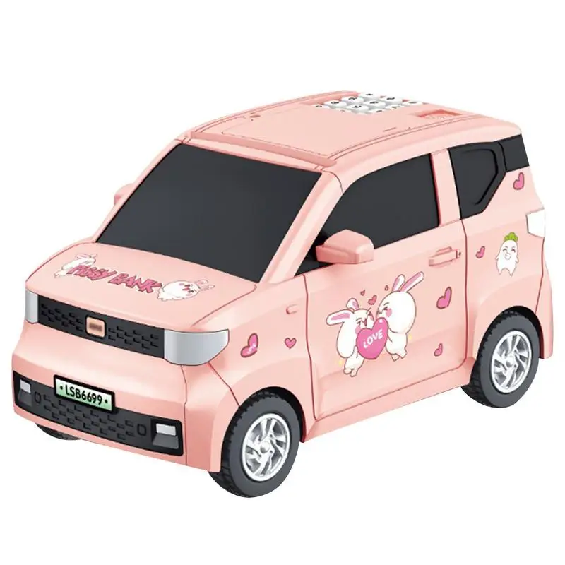 

Car Shaped Coin Bank Password Simulate Fingerprint Battery Operated Piggy Coin Money Bank Durable Sturdy Kids Toy Gifts For