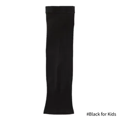 Summer Cooling Arm Guard Sleeves - UV Protection for Kids, Outdoor Sports & Activities (Black)