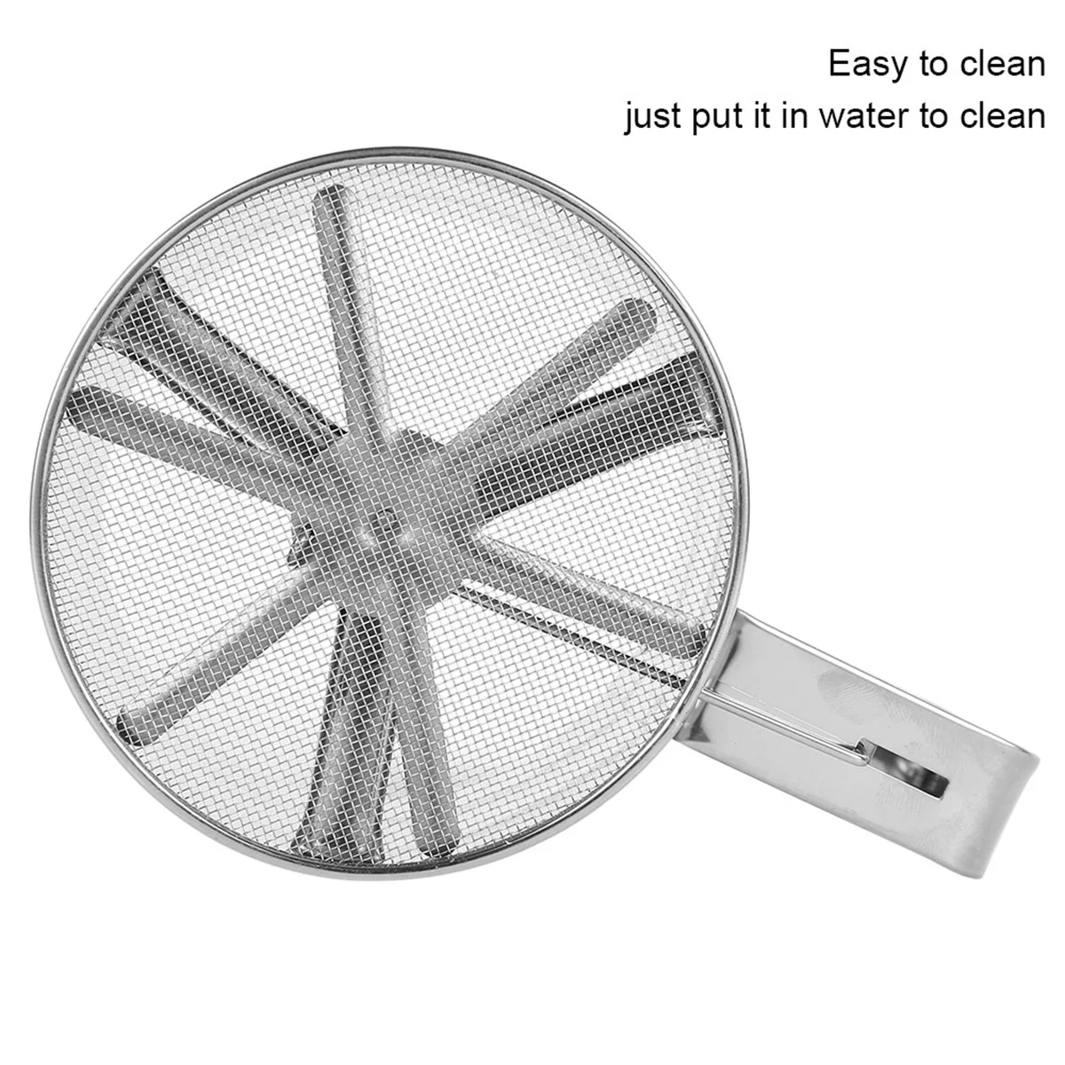 Sifter Strainer Stainless Steel Flour Sieve Cup Powder Sieve Mesh Kitchen Gadget for Cake Hand Press Sugar Baking Powder Flour