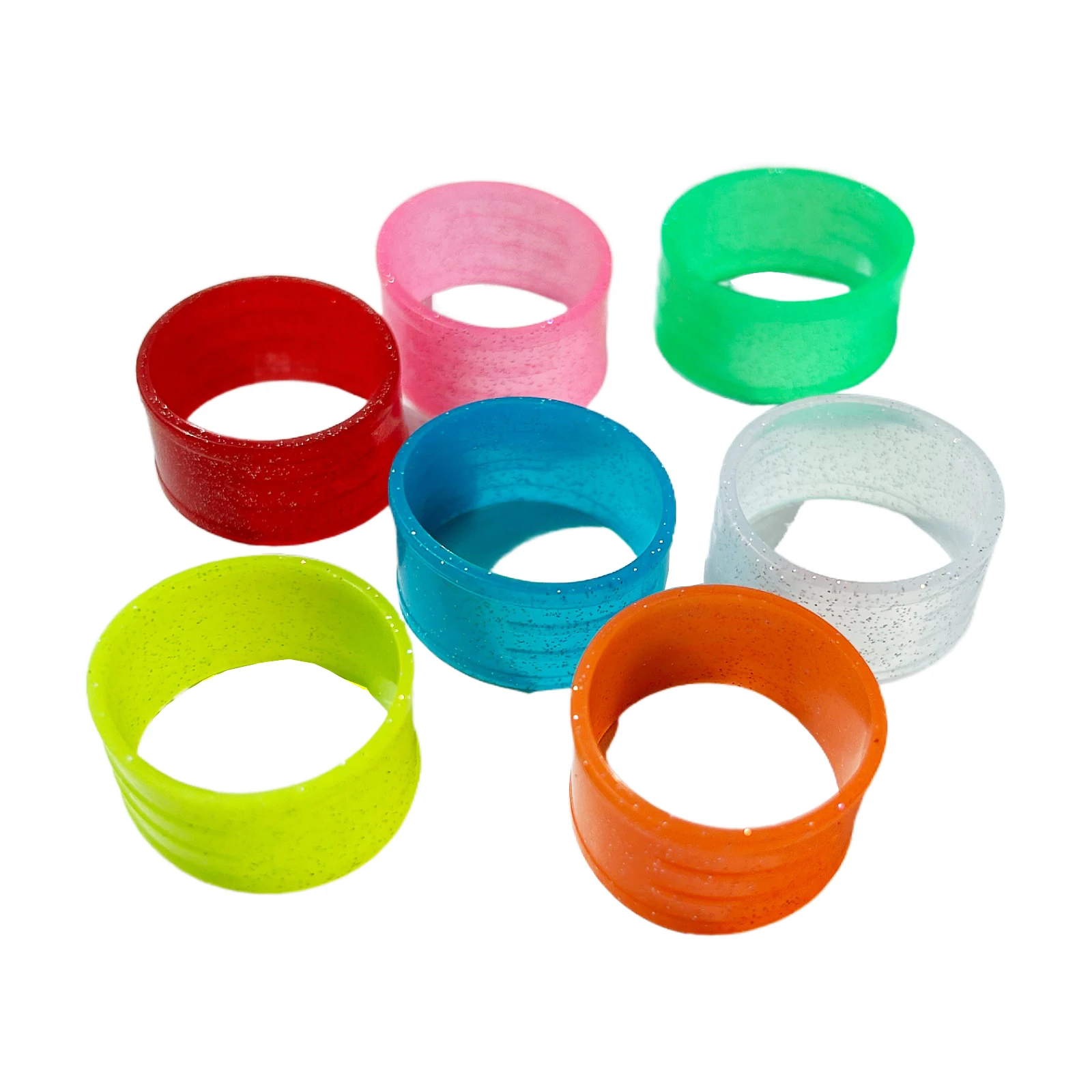 Tennis Racket Handles Silicone Rings 5 pcs Fixed Tennis Overgrips Sealing Rings Candy Color