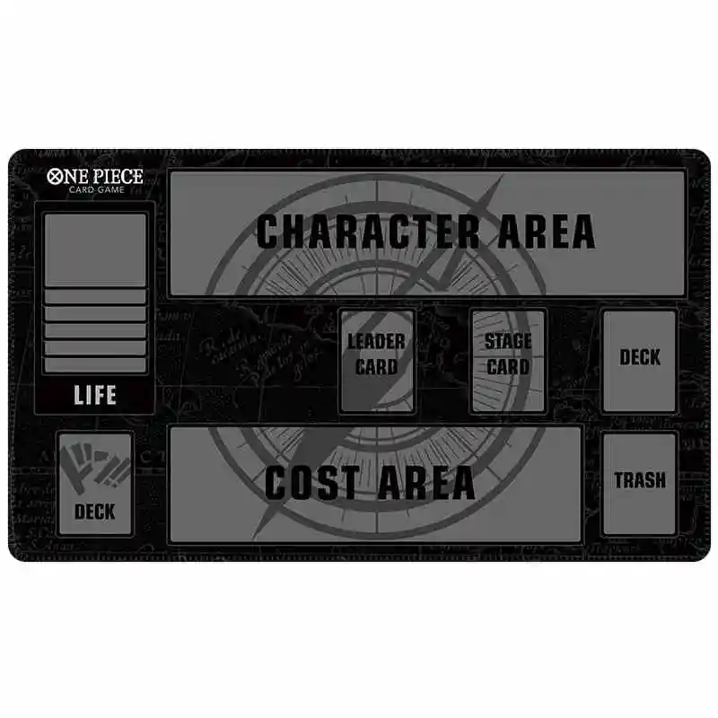 Diy Game Card Mat OPCG Battle Game Anime Lock The Edge Table Mat Gift Toys One Piece Luffy Ace Zoro Teach 60*35*0.2Cm