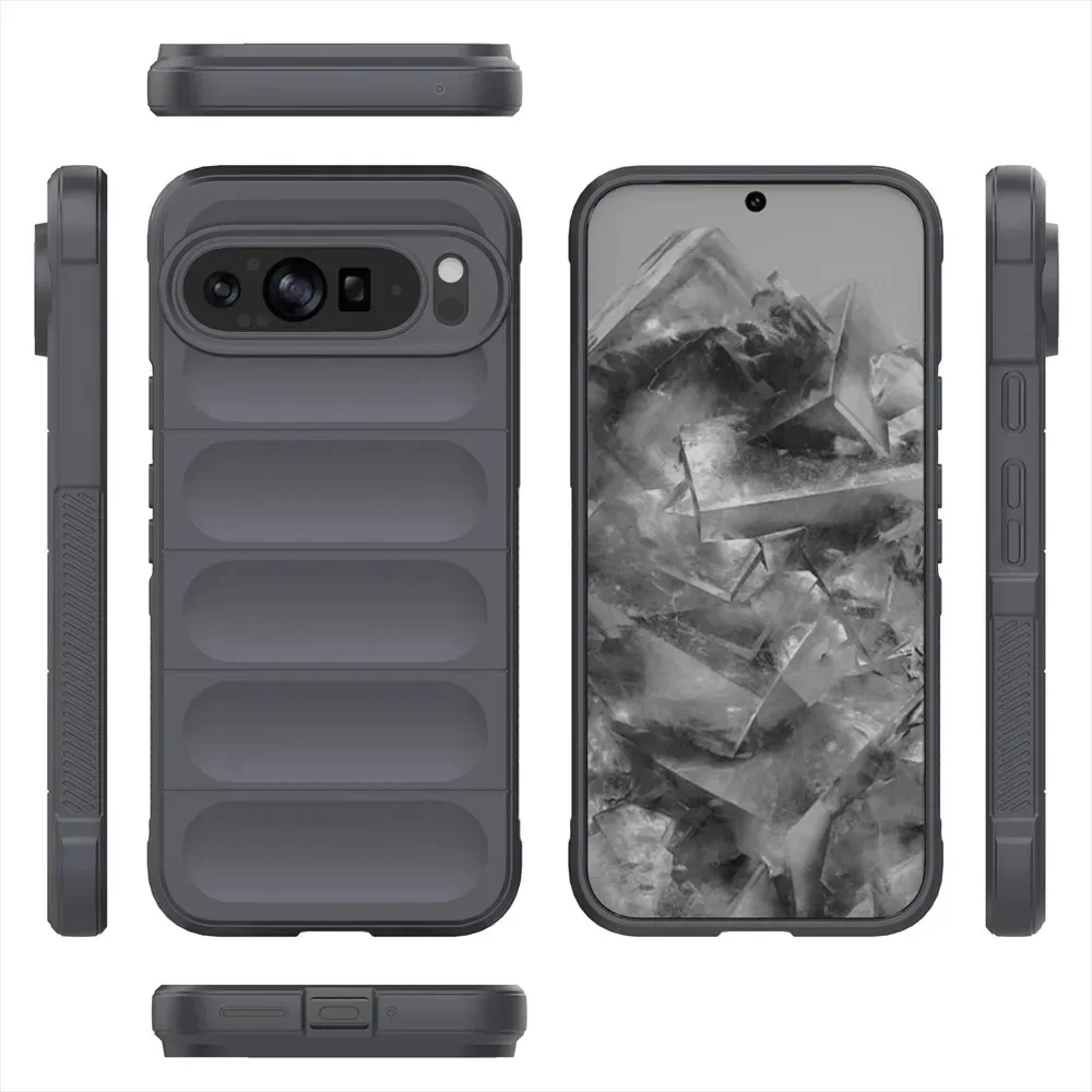 Vibrant Silicone Matte Shockproof Case - Skin Feel Airbag Protection Cover