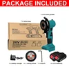 21V Brushless Mini Electric Angle Grinder Rechargeable Battery Grinder 180° Rotation Polishing Machine for 18V Makita Battery 6