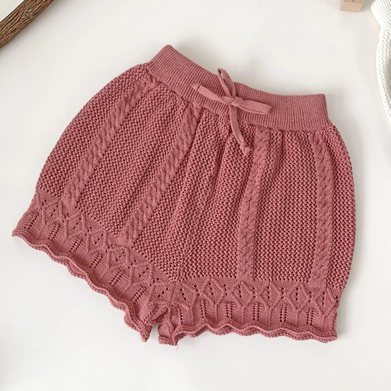 0-5Yrs Spring Kids PP Shorts Baby Boys Girls Knit Short Children's Clothing Casual Shorts