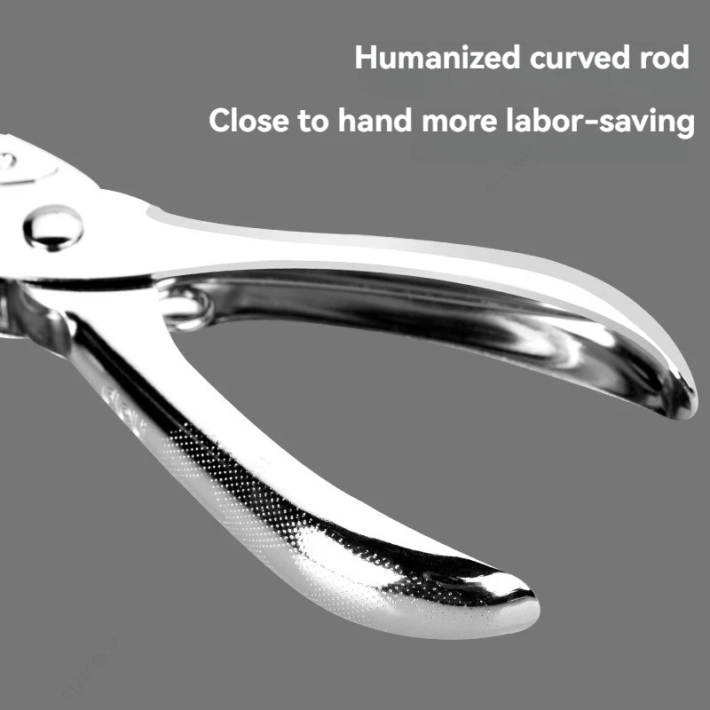 Paper Punch Hole Punching Tools Paper Craft Punch Circle Hole Punch 3/6mm Single Hole Punch 8 Sheet Capacity for Home Office School