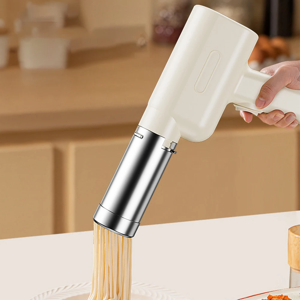 USB Rechargeable Manual Spaghetti Noodles Machine Make Authentic Homemade Noodles Noodle Making Machine Automatic Pasta Maker noodle maker