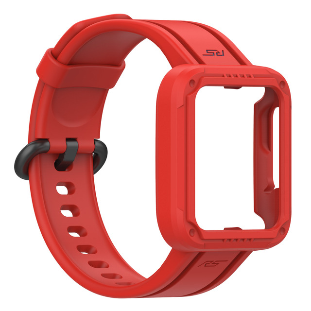in1 WatchCase Strap For Xiaomi Redmi Watch 2 Lite Sports Silicone Strap For Xiaomi MI Watch lite Replacement Bracelet Wristban