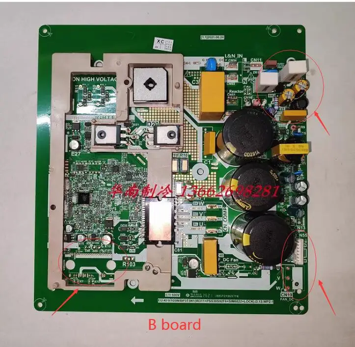 

New Midea compressor power board 17122000056253 AU-KFR120W/BP3T5N8 KTF3 17122000055708