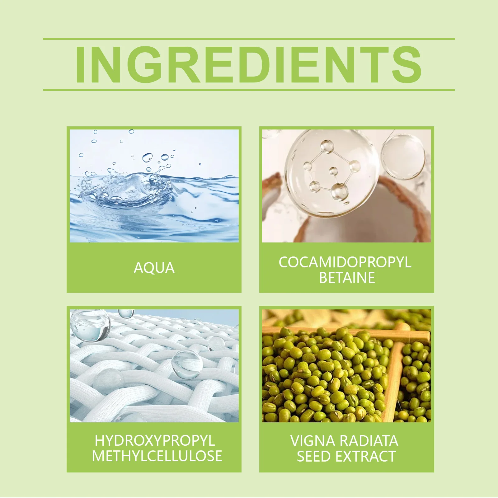 Hoygi Mung Bean Moisturizing Cleanser Gentle Cleansing Pores, Tender and Not Tight, Moisturizing Skin Care Cleanser 80g 4