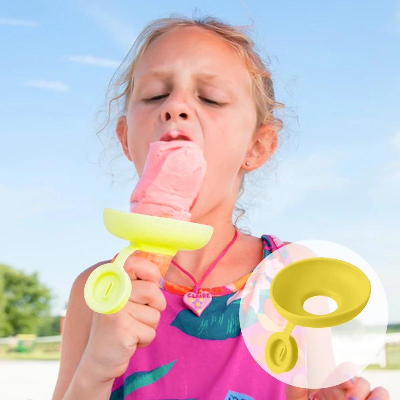 Ice Cream Stand Children's Popsicle Stand Summer Birthday Popsicle Party Frozen Ice Cream Silicone Cube Tray Ice Mold Popsicle Rack Ice Cream Cone Holder Ice Cream Stick Tools