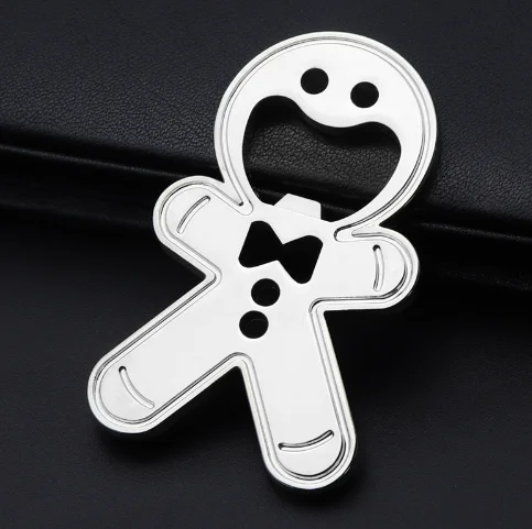 

100 pcs Gingerbread Man Bottle Opener Opening Tool Manual Can Openers HomeHousehold Theme Party Creative Bottle Opener