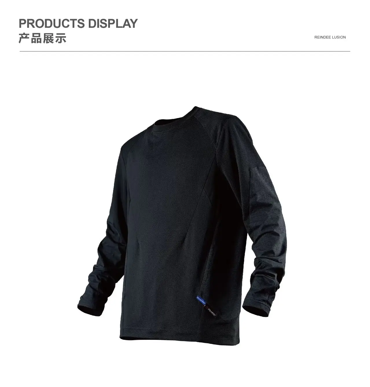 Reindee Lusion 25 aw PolartecDelta longsleeve shirt front pockets ergonomic cut techwear