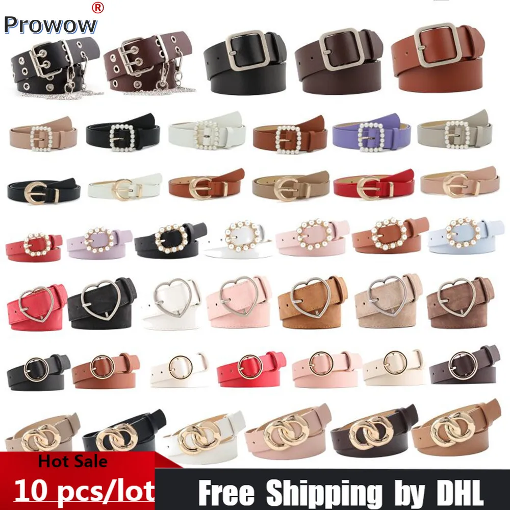 

Retro Fashion Women PU Leather Belts Cute Shapes Buckle Adjustable Lady Waistband Cool Brand Design Female Girdle Wholesale 8138