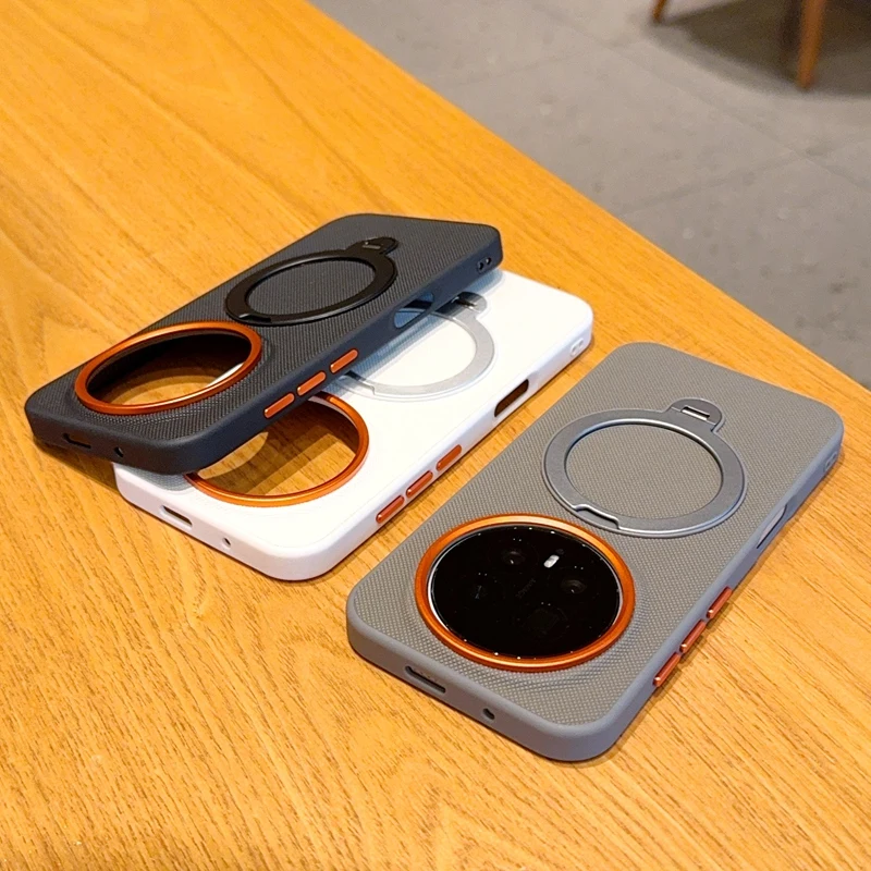 Enhanced Rotating Stand Case with Magnetic Shockproof and Anti-Fall Protection