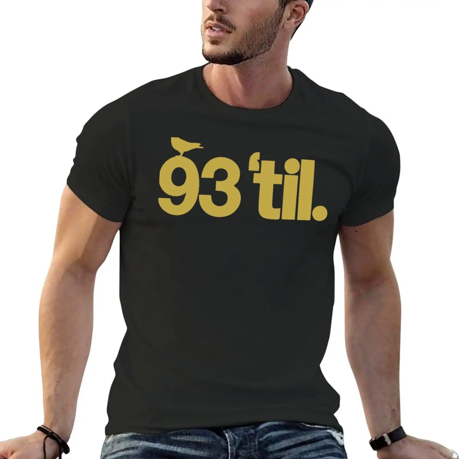 

93 til infinity Classic T-shirt kawaii clothes blacks men t shirts