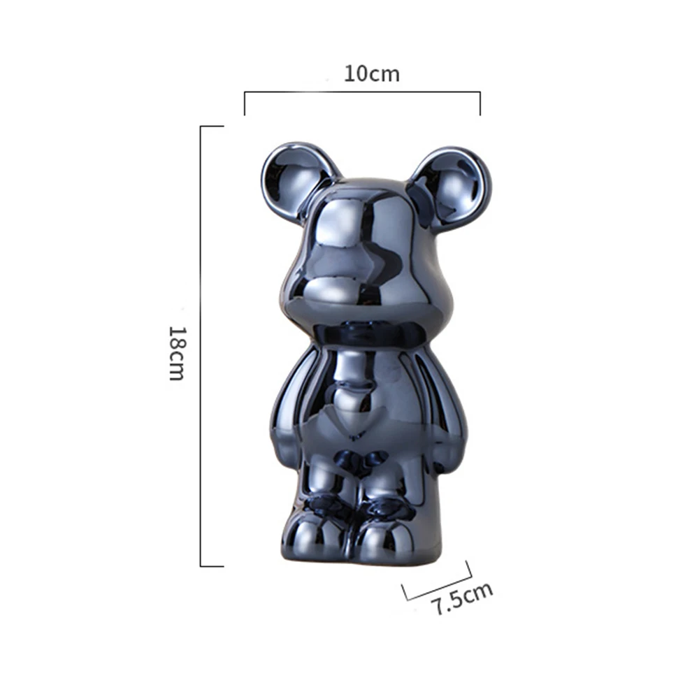 Keramische cartoon teddybeer spaarpot voor woonkamer_voghion.com