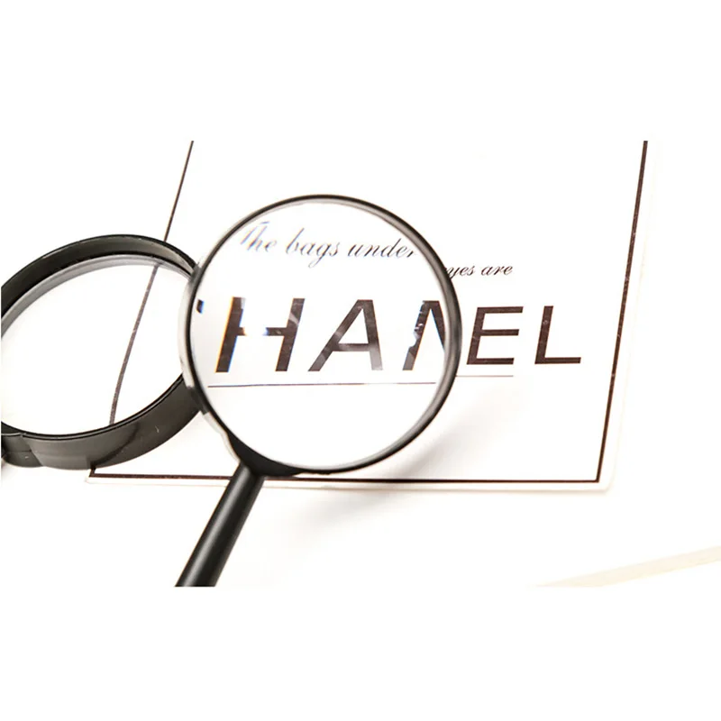 5 Times Magnifying Glass for Children Students Portable Reading for The Elderly Handheld High-Definition Magnifying Glass