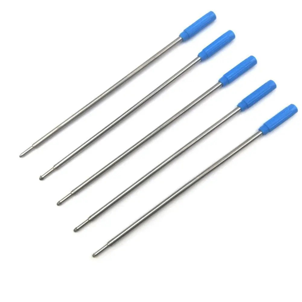 5/10 Stück Metall-Spiral-Mundstück-Nachfüllungen für Roller-Kugelschreiber, Business-Kugelschreiber-Nachfüllungen, Büro- und Schulbedarf, Schreibwaren – Detail 1