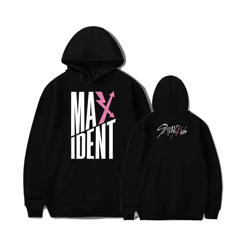 

New arrival Stray Kids Hoodies SKZ Maxident Hooded Sweatshirts Kpop Support Hoodies for Men Women Stray Kids Loose Sweatshirt