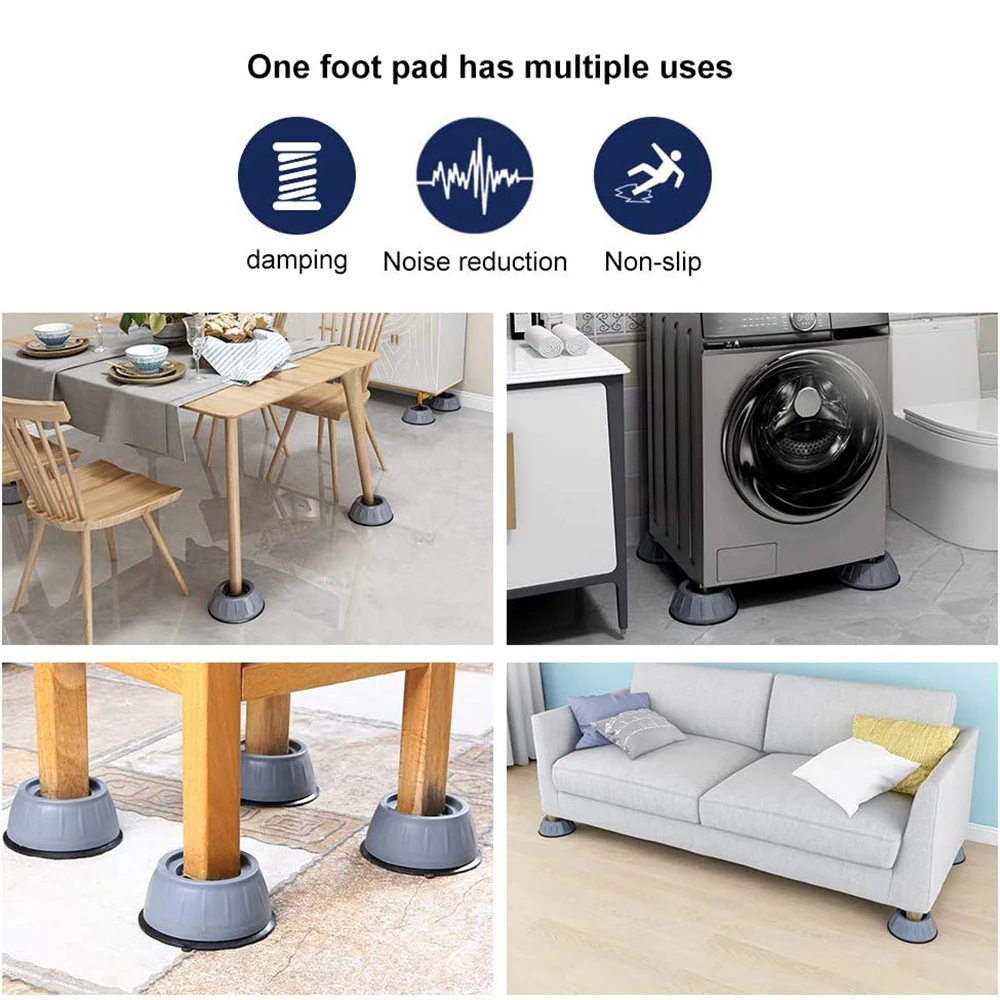 Tapis de pied pour machine à laver, tapis anti-vibration pour