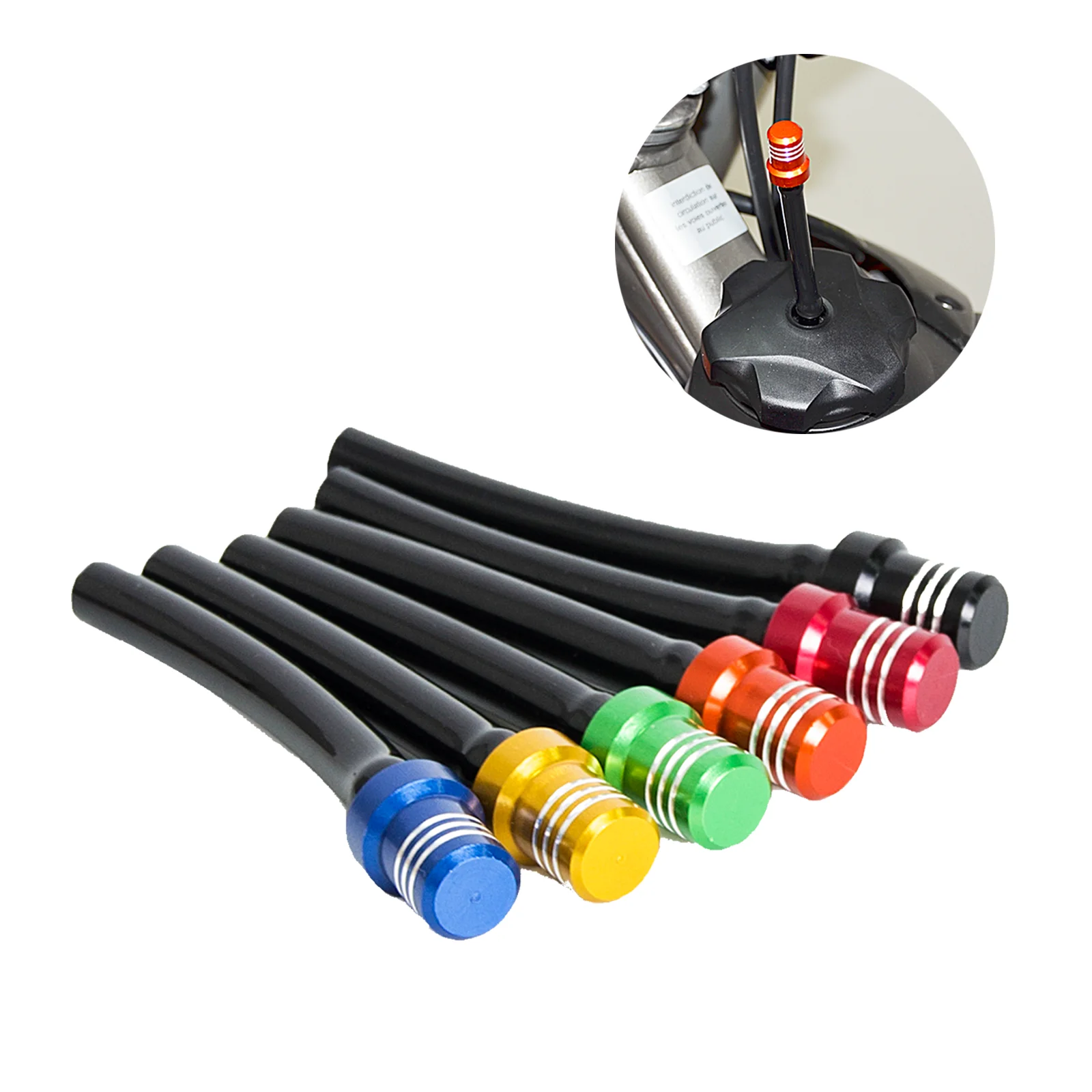 Motorcycle Gas Fuel Cap Valve Vent Breather Hose Tube For KTM EXC EXCF