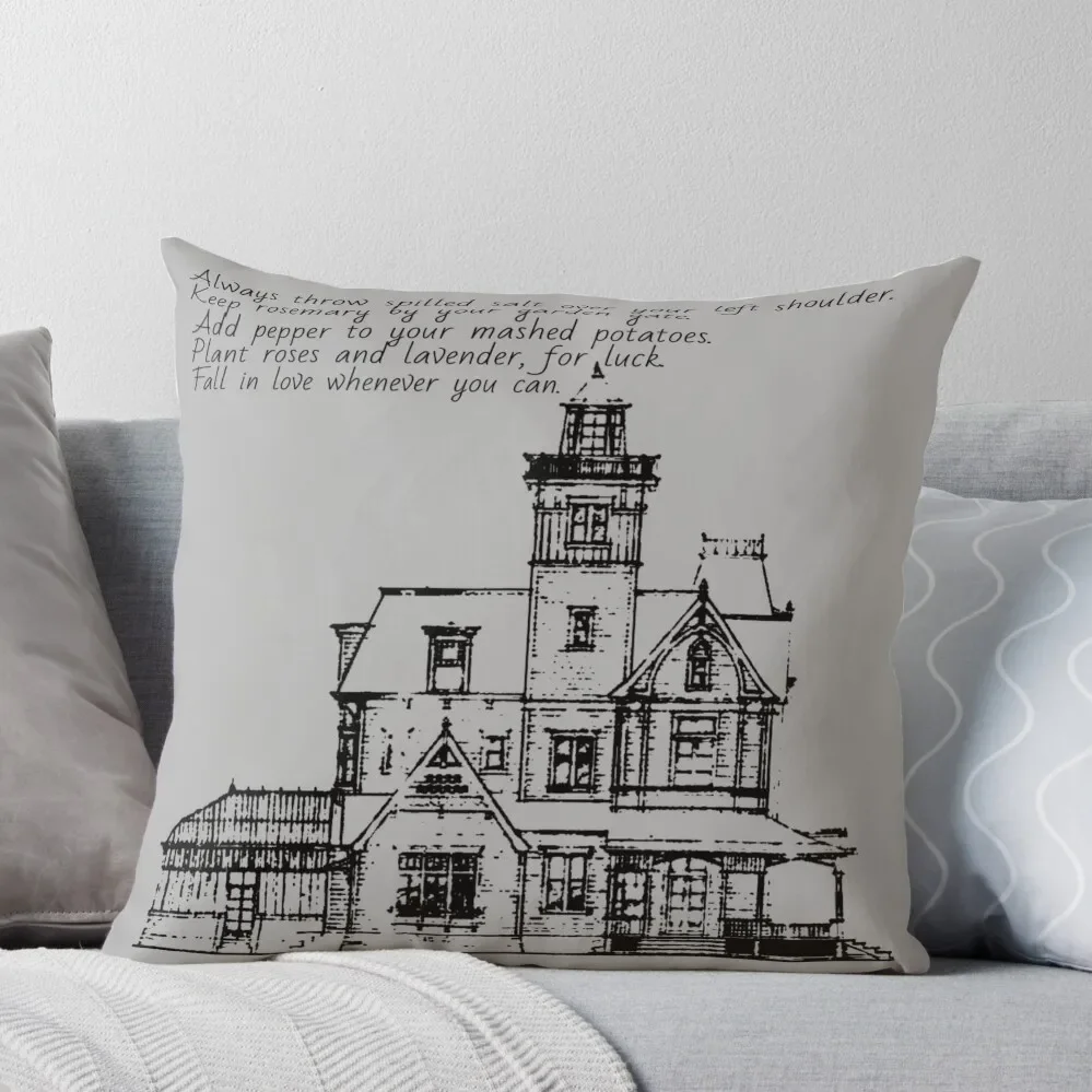 

practical magic house rules Throw Pillow christmas supplies Decorative Pillow Covers For Sofa Christmas Pillows