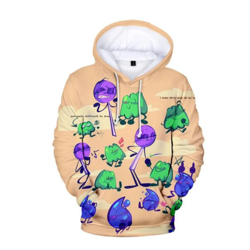 Jacknjellify Battle for Dream Island 3D Print Women/men Hoodie Sweatshirt Streetwear Hip Hop Pullover Hooded Jacket Outwear