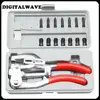 Hand-Held Power Punch Kit Carbon Steel Iron Plastic Hole Punch Pliers Puncher Kit For Stainless Steel Aluminum Leather 1