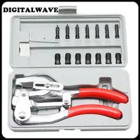 Hand-Held Power Punch Kit Carbon Steel Iron Plastic Hole Punch Pliers Puncher Kit For Stainless Steel Aluminum Leather 1