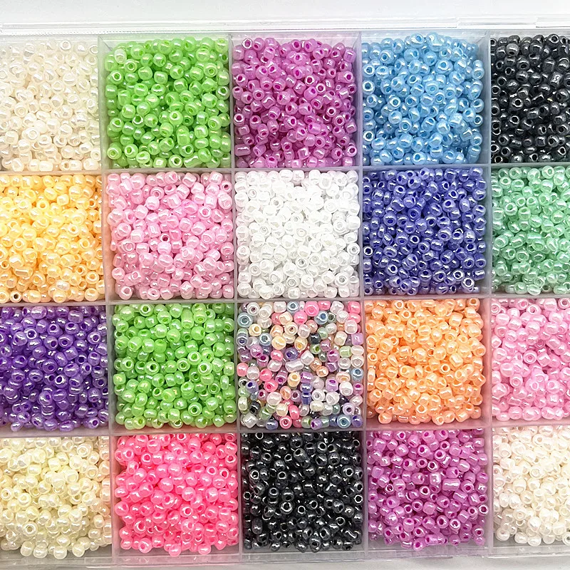 Perles De Rocaille Tchèques Preciosa En Verre Opaque Bleu Moyen 11/0 - 2.1mm - Idéales Pour La Création De Bijoux Et L'artisanat