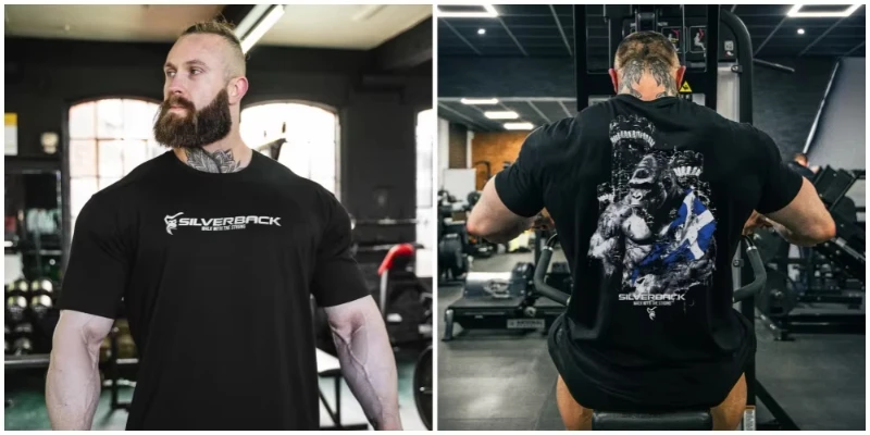 Vintage Gorilla Gym Print Unisex Oversized Cotton T-Shirt - Streetwear Casual Essential