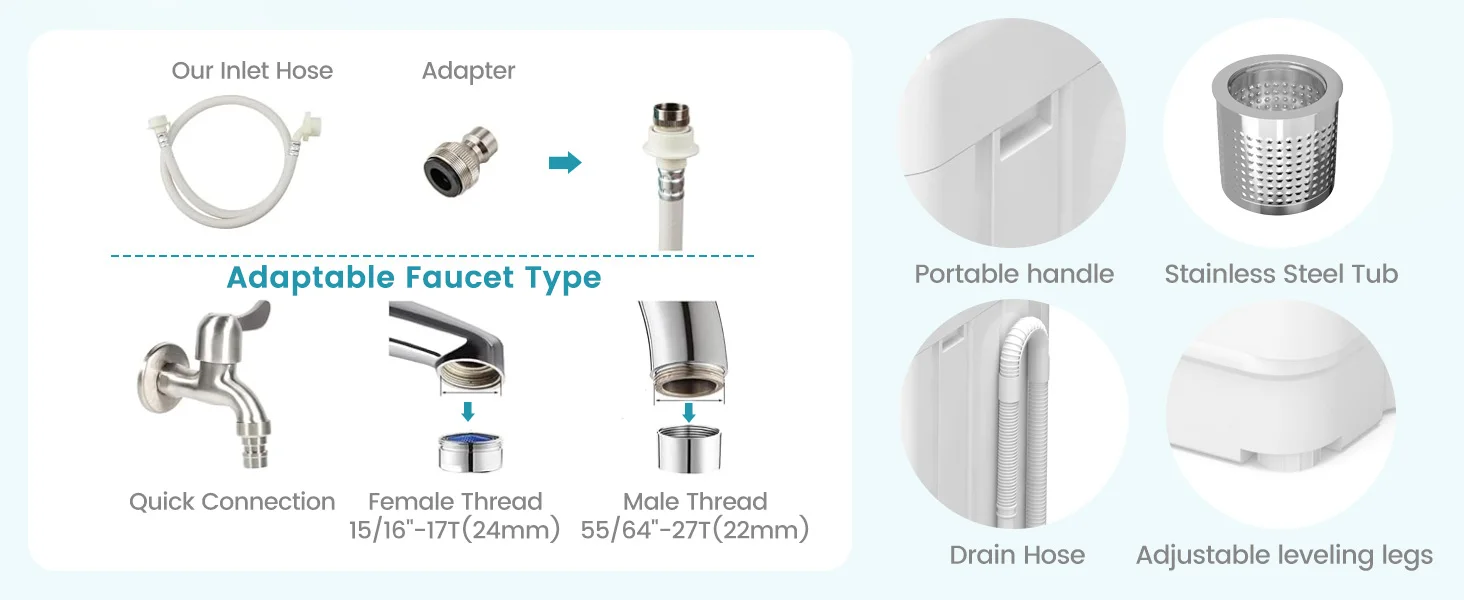 portable washer and dryer
