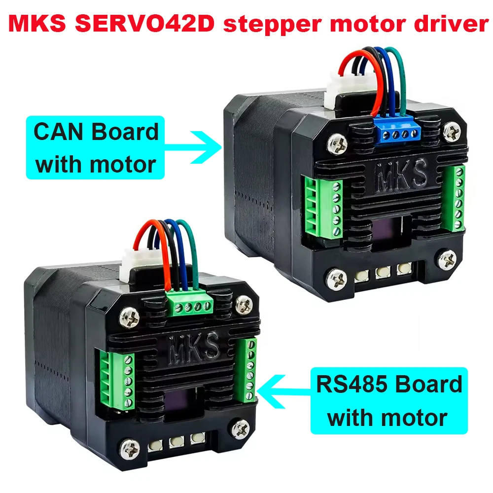 Makerbase MKS SERVO42D NEMA17 Schrittmotortreiber mit geschlossenem Regelkreis für leise und effiziente CNC-3D-Drucker-Treiberplatine von Gen_L FOC
