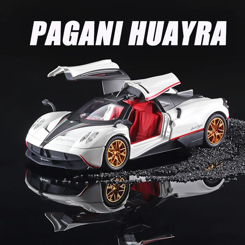 

Metal Children Toys Retrofit Car Toys for Boys Diecast 1/24 Scale Pagani Huayra Dinastia Collection Vehicles Models Hobbies Gift