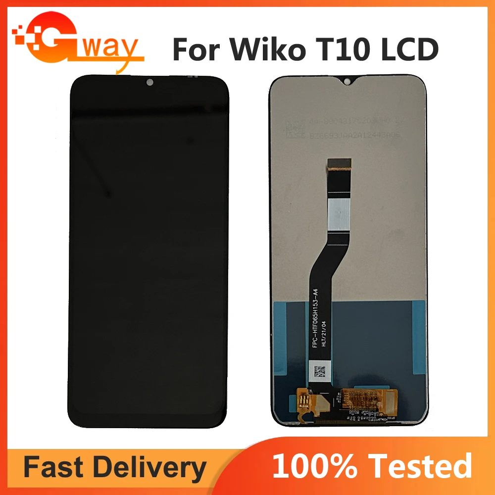 For Wiko T10 W-V673 LCD Display Touch Screen Panel Digitizer Sensor Glass Assembly For Wiko T10 W-V673-02 Replacement Parts