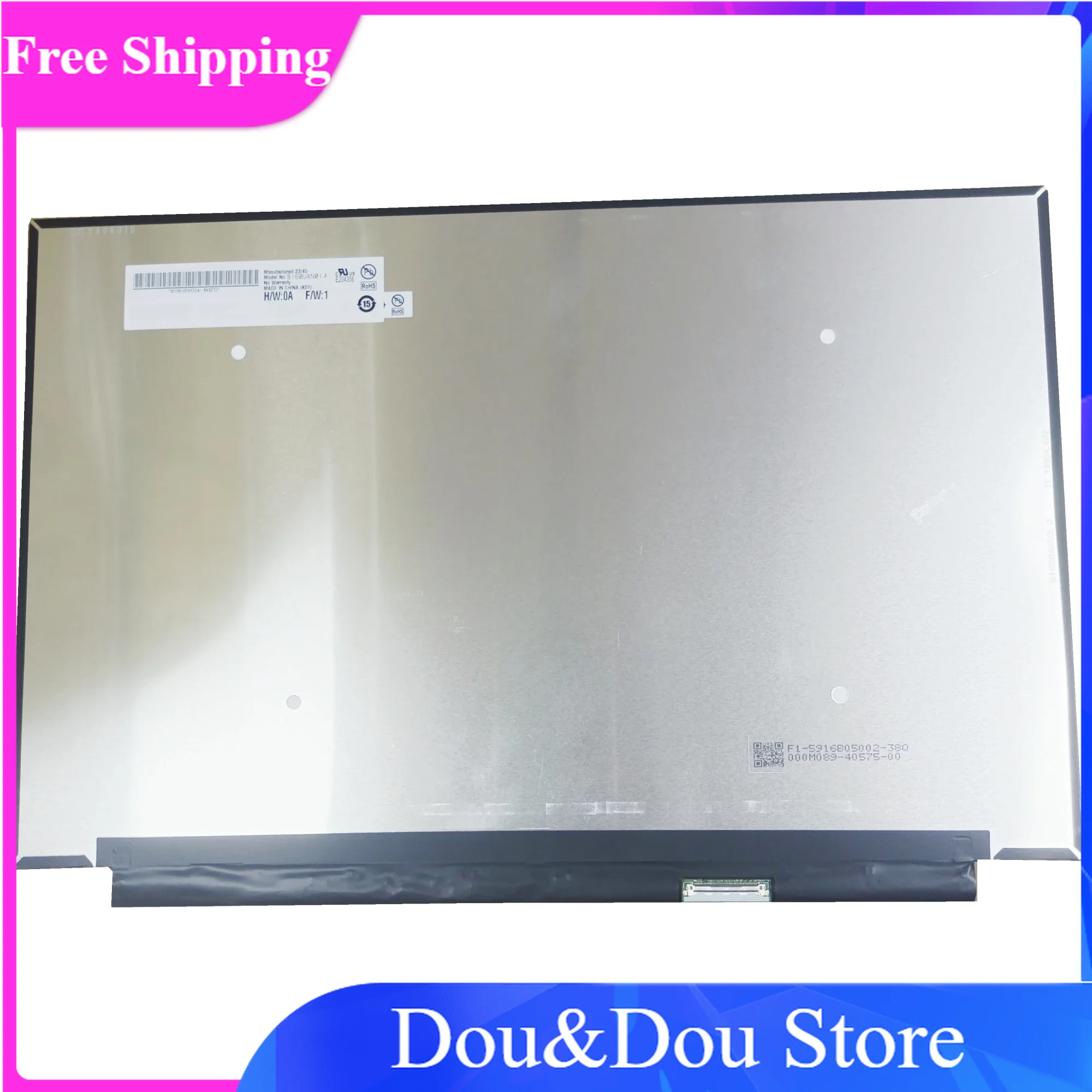 

B160UAN01.J IPS 16,0 дюймовый ноутбук 1920X1200 165 Гц оригинальная панель дисплея матрица ЖК-экран