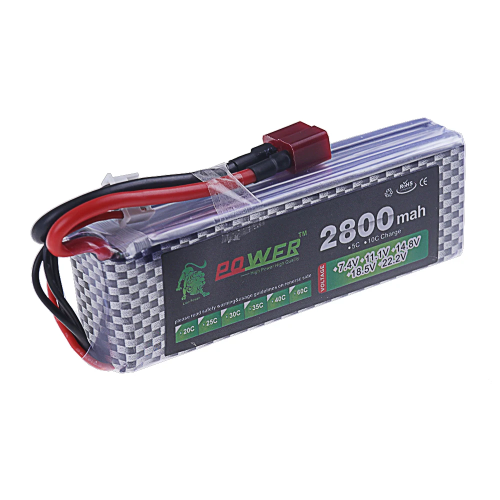 Batterie Drone 1500-7200mAh XT60/T Connecteur Lot Chargeur