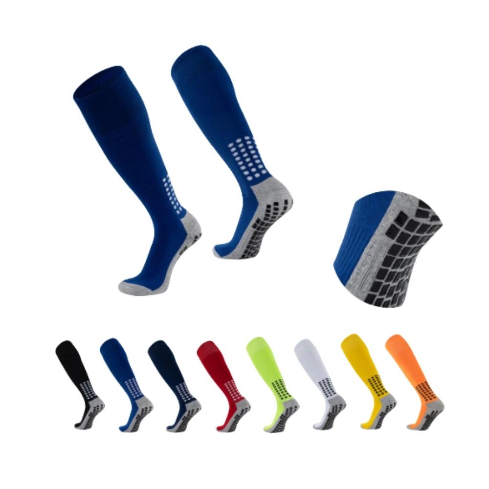 Football Socks Adult Style Soccer Bootsn Non-Slip Silicone Towel Bottom