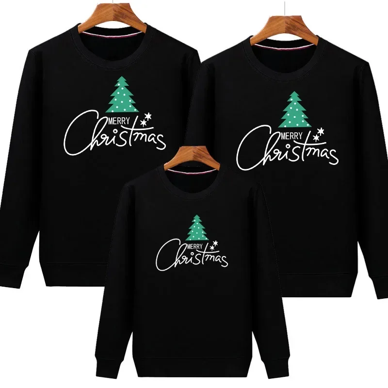 thumbnail image 1 of Suéteres de madre, padre, hija e hijo, conjuntos familiares a juego para Navidad, sudaderas, jerseys para parejas, jerséis para niños, suéteres de Año Nuevo, 1 of 5