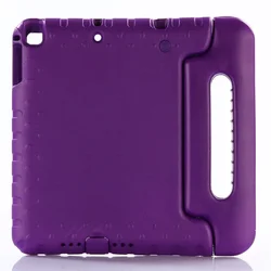Rugged Kids' Hand-Held Shock Proof EVA Case with Handle and Stand for iPad 10.2 inch (PURPLE)