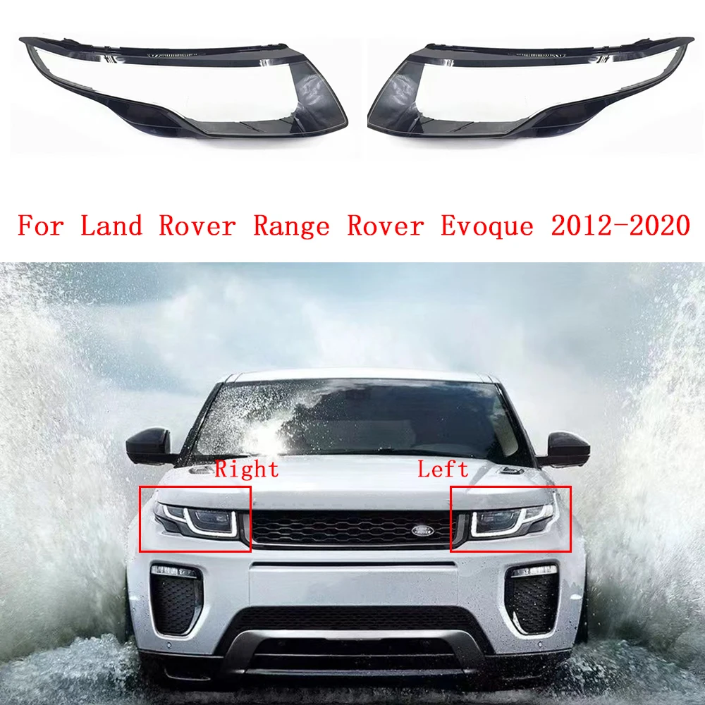 Car Front Headlamp Shell Transparent Headlight Cover Lamp Shade Lampshade Lens For Land Rover Range Rover Evoque 2012-2020