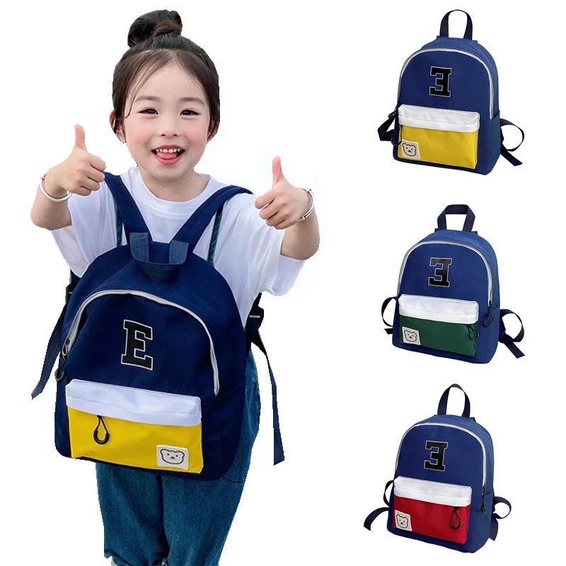 Korean Children Backpacks Kids School Bags for Students Bear Portable Canvas Kindergarten Backpack Baby Bag for Girls Boys