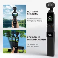 Ручка аккумулятора для DJI osmo Pocket 3, расширенные аксессуары Ручка аккумулятора 5000 мАч Мобильное питание со штативом MINI — изображение 4