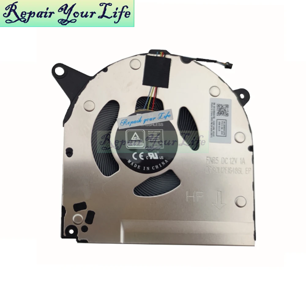 Laptop CPU GPU Fan Cooler For Lenovo Legion S7-15ACH6 82K8 Cooling Radiator 5F10S13971 5F10S13972 DFSCL12E16486L FNR5 FNR6 12V