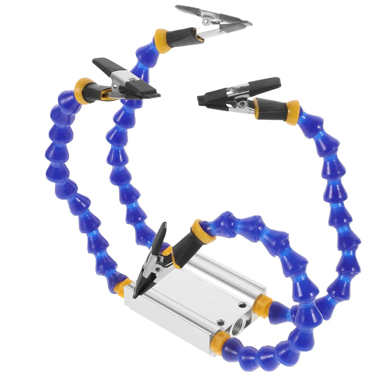 Four Flexible Arms Welding Clamp Durable Soldering Helping Hand Station Repair Tools Circuit Accessories Gooseneck Stand PCB