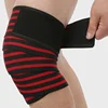 1pcs Men Fitness Weight Lifting Knee Wraps Sports Knee Bandages Squats Training Equipment Accessories for Gym 180*8CM 5