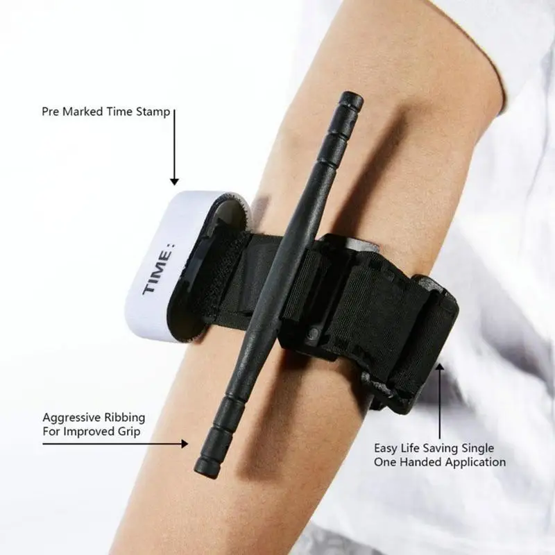 65/75/95cm Tourniquet Survival Tactical Combat Application Red Tip Military Medical Emergency Belt Aid for Outdoor Exploration
