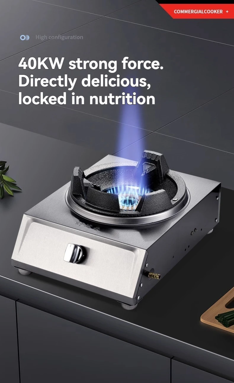 Gas Stove Domestic bench top double stove gas single stove medium high pressure fire stove liquefied gas stove 3